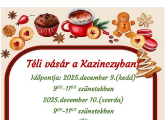 TÉLI VÁSÁR A KAZINCZYBAN – 2025.12.09-12.10.