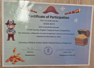 Kazinczys sikerek az Idegennyelvi Vármegyei Kincskereső Csapatversenyen