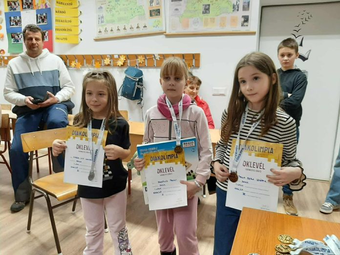 Kazinczys sikerek a Sakk Diákolimpia Vármegyei Döntőn