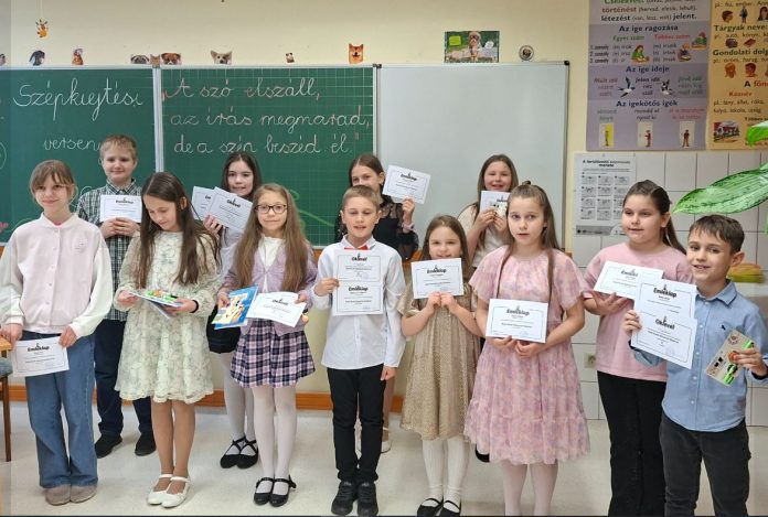 Szabó Zoltán Szépkiejtési Verseny iskolai forduló