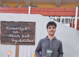 Újabb Ádámos szerzett nyelvvizsgát