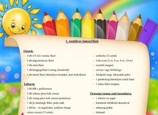 Kazinczys első osztályos taneszköz lista 2026/2027