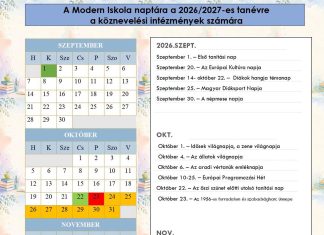 Megjelent a 2026/2027-es tanév végleges rendje – frissített naptárral