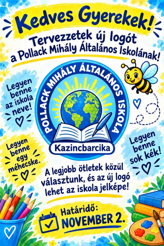 Tervezzetek új logót a Pollack Mihály Általános Iskolának!