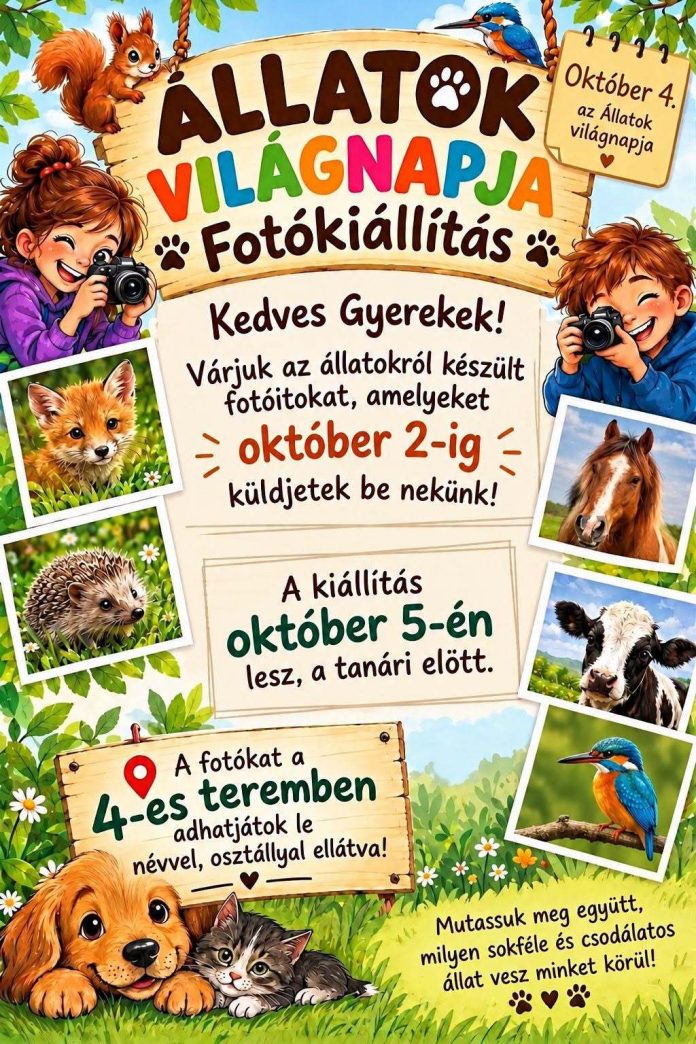 Állatok Világnapja Fotókiállítás