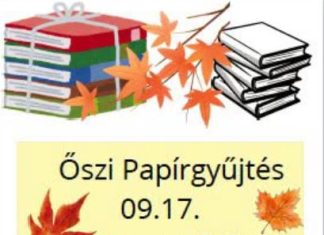ŐSZI PAPÍRGYŰJTÉS 2026. 09. 17.